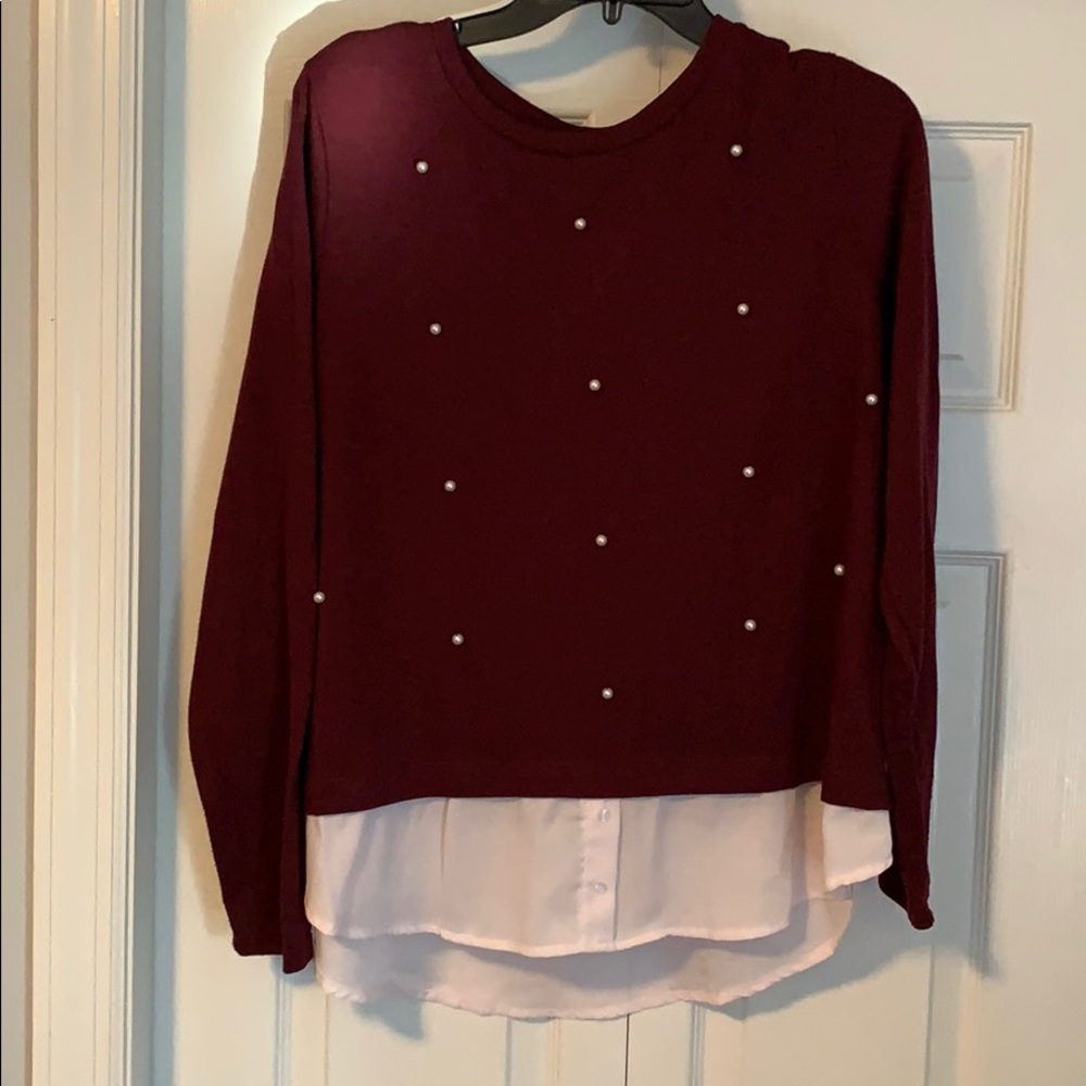 Beaded sweater/shirt